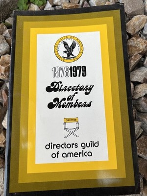 Directors Guild of America 1978 1979 Directory of Members RARE!!!