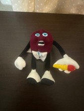 CALIFORNIA RAISINS Hardees Bendable Plush Figure Applause Vintage 5.5  