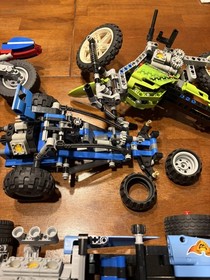 Lego Technic 6747 8051 8207 8291 8296 42022 Used Incomplete Bulk Parts 4 lb 8 oz