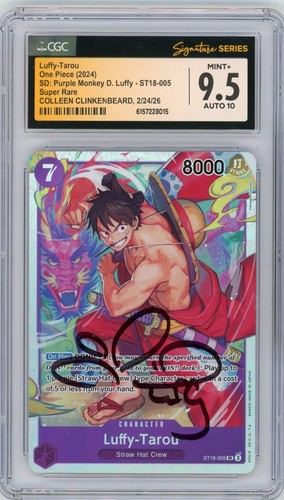 Luffy-Tarou graded CGC 9.5 for sale on eBay