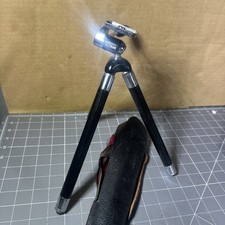 Etsumi Tripod Camera with Pan Head, 10" Folded, 40" Expanded, Vintage
