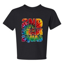 2nd Grade Tie-Dye Print Classic Swirl Back To School Boys Girls Youth T-Shirt