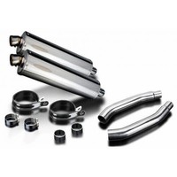 Suzuki 1100 Gsxr 1991-1992 Paar Ovaler Auspuff EndschalldäMpfer Inox 450Mm