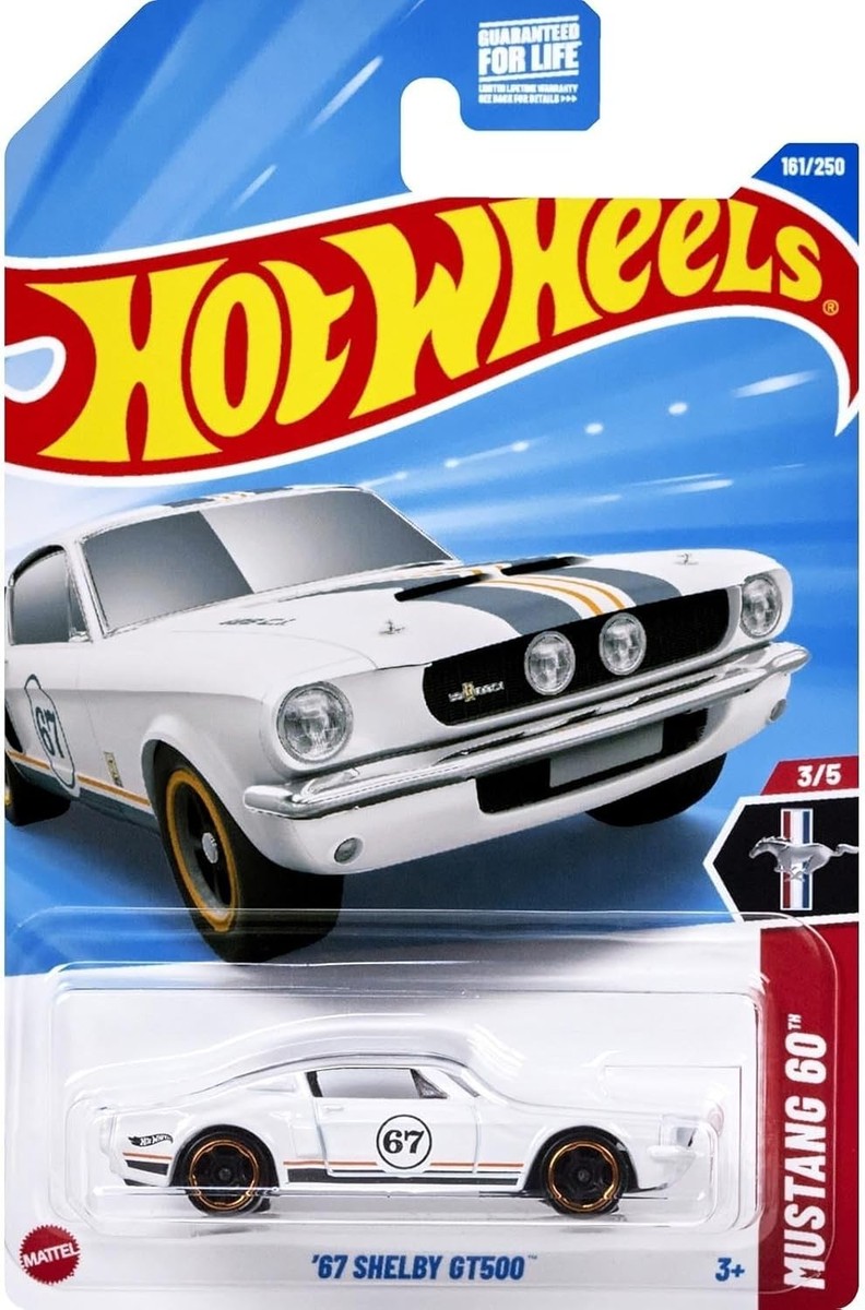 No264. 100％ホットウィール　SHELBY 6台セット Hot Wheels - 2025 Mustang 60 3/5 '67 Shelby GT500 161/250 (BBHYY93
