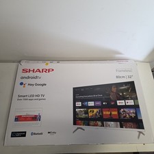 Sharp TV LED 32" 32FH2EW HD SMART ANDROID TV WIFI BLUETOOTH DVB-T2 BIANCO