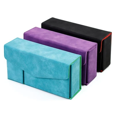 Premium Deck Box 280+ Karten – 2 Fächer, Zubehörfach, faltbar, Kunstleder - Bild 1 von 2