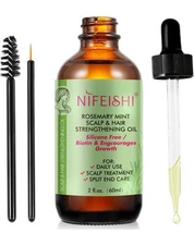 Nifeishi Rosemary Mint Scalp & Hair Strengthening Oil- 2oz Brand New