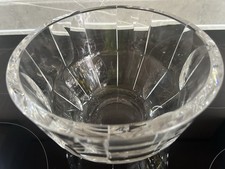 “Oreffors Superb Swedish Glass Bowl.” A Multifaceted Example Of  Fine Glassware.
