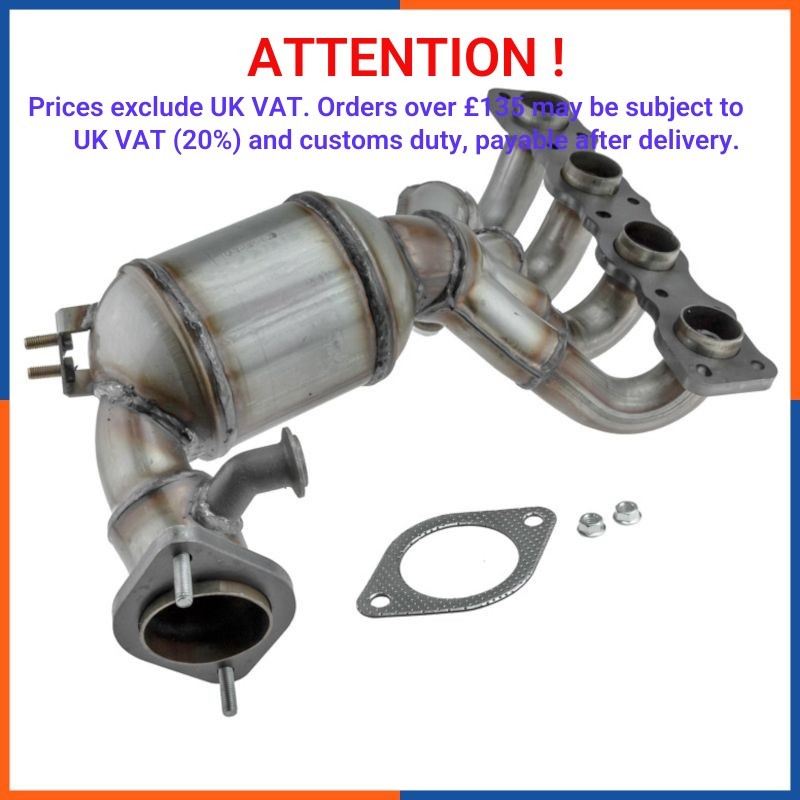 Catalyseur BMW 18407563670 échappement essence KAT-BM-002 pour collecteur d'origine
