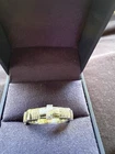 Vintage Christian Cross Faith Band Ring 925 Sterling Silver 5.3 grams Size 7.25