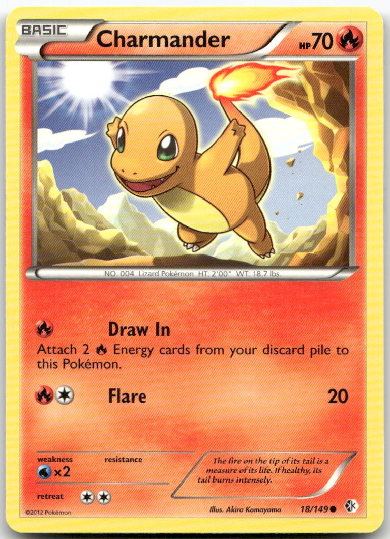 Charmander 18/149 Common Boundaries Crossed Pokemon NM/M