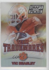 2015 Panini Prizm Collegiate Draft Picks Team Trademarks Vic Beasley Jr #50 1u6