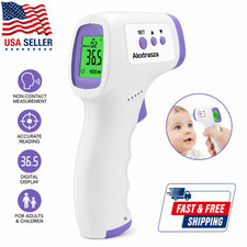 Non Contact Forehead Thermometer Infrared Digital Temperature Monitor Baby Adult