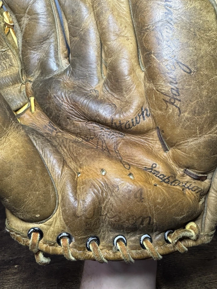Vintage Wilson A2234 Harvey Kuenn Ball Hawk Baseball Glove Right Hand Throw USA - Image 3 of 4