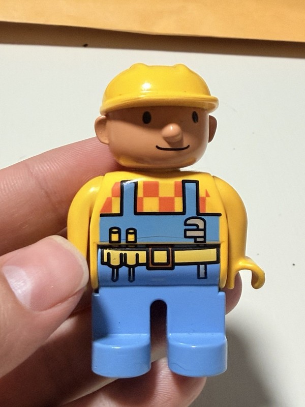 Lego Bob The Builder Minifigure