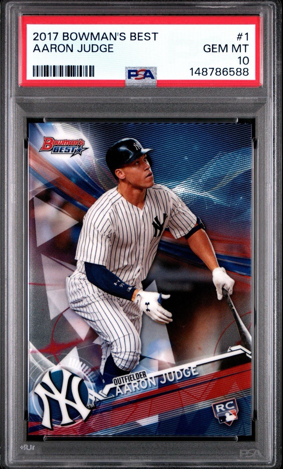 2017 Bowman's Best Aaron Judge Rookie #1 PSA 10