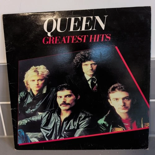 QUEEN - GREATEST HITS 1981 UK 1st VINYL LP EMTV 30 A5/B7 VG+/G+