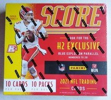 2021 Panini Score NFL H2 Hybrid Hobby Box Factory Sealed Football 100 Cards 🔥