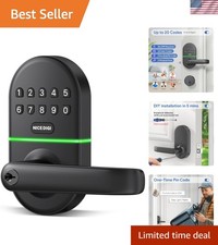 Modern Aluminum Keypad Lock with Backlit Keypad - Hassle-Free Home Security