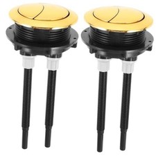2Pcs Toilet Push Button, 48mm Toilet Tank Button Dual Push Flushing Toilet