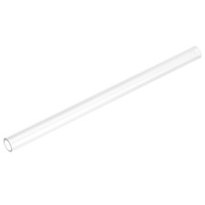 Rigid Round Clear Tubing 14mm ID x 16mm OD x 250mm Length Plastic Tube