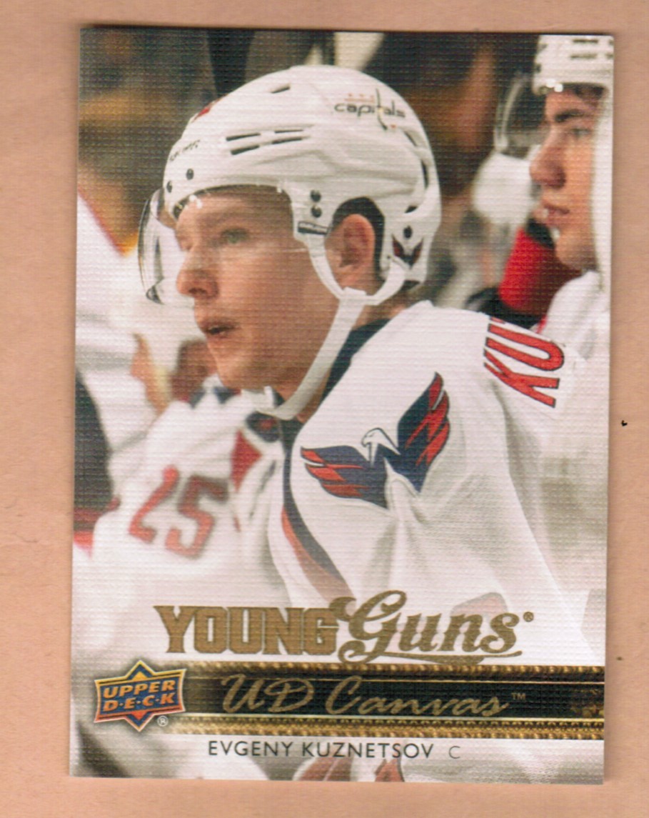 2014-15 ,14-15 , UPPER DECK , CANVAS , YOUNG GUNS , EVGENY KUZNETSOV , # 117