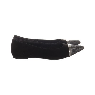 Tamaris, Ballerinas, Größe: 39, Leder, Schwarz/Silber, Damen #FMp