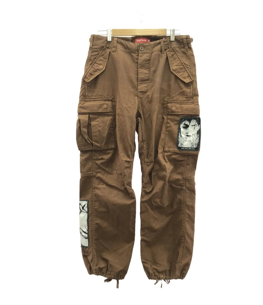 Pantalon cargo homme Supreme marron coton taille 32 L occasion