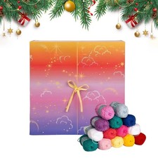 Crochet Society Advent Calendar 2025, Yarn  Crochet Pattern Countdown Box