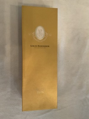 2015 CRISTAL Louis Roederer Champagne Wine Gift Box With Booklet NO Bottle