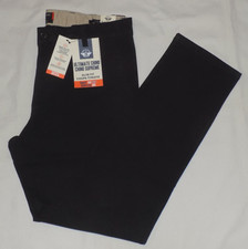 DOCKERS Men's 4-Way Stretch Ultimate Chino Slim Fit Pants Black 34X32 New