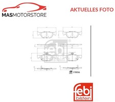 SATZ BREMSBELÄGE BREMSKLÖTZE HINTEN FEBI BILSTEIN 179956 P FÜR MAZDA 3,CX-30