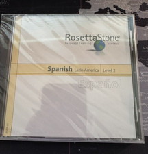 Rosetta Stone Spanish Latin America Levels 2 Sealed CD - FREE SHIPPING