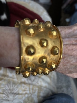 DOMINIQUE Aurientis PARIS AMAZING  LARGE Spike Cuff BRACELET