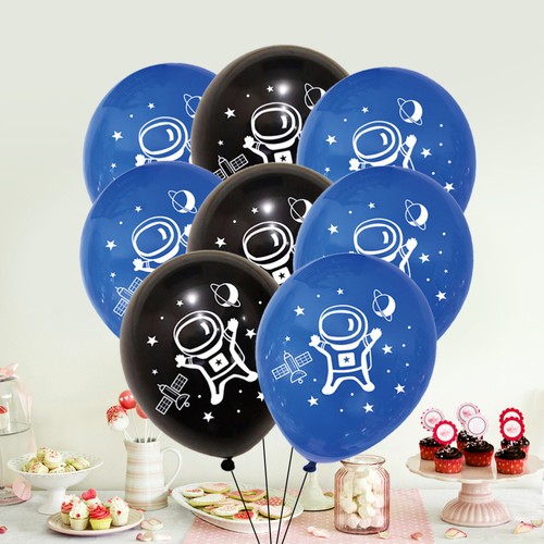 20pcs 10inch Astronaut Pattern Latex Balloon Decoration Balloons Party Supplies - Picture 6 of 11