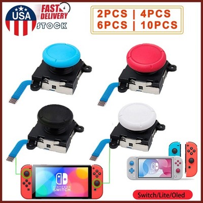 2X-10X Joy Con Analog Joystick Thumb Stick Replace For Nintendo Switch/Lite/OLED