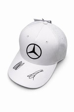 Signed Mercedes F1 Cap – George Russell & Kimi Antonelli – Genuine Autographs