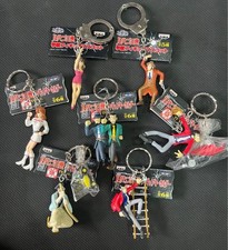 Lotto raro retrò Lupin III figure portachiavi mascotte giocattolo Lupin III