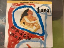 DIANA ROSS . WHEN YOU TELL ME THAT YOU LOVE ME / CHAIN REACTION .  1991 issue