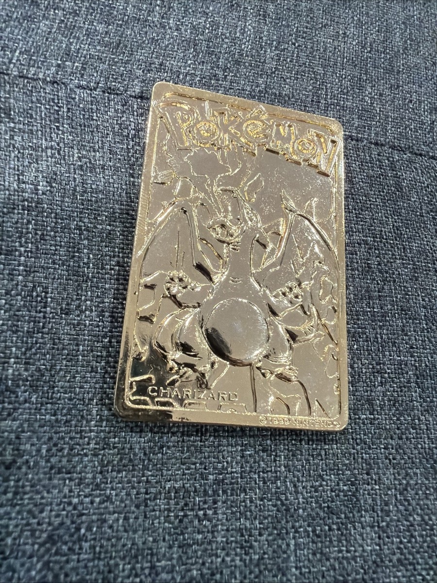 1999 Pokmon 23K Gold Plated Trading Card - #6 Charizard - Burger King Edition | eBay 1999 Pokmon 23K Gold Plated Trading Card - #6 Charizard - Burger King Edition | eBay