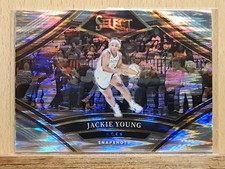 Jackie Young #10 2024 Select WNBA Snapshot Flash Silver Prizm Aces W0121A