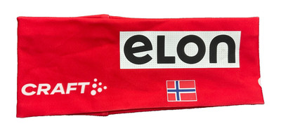CRAFT Norway Ski Team Headband Elon Nordic Cross Country Racing Red Unisex Adult