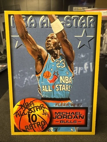1996-97 Fleer - NBA All-Star Retro Michael Jordan #282. (WC)