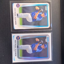 Topps 2011 Bowman Chrome Michael Fulmer Scouting Report BDPP30 2-Card Lot