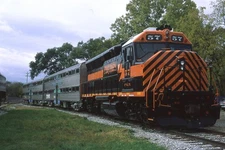 PNLX PRECISION LOCOMOTIVE 57 ACTION OWOSSO   ORIGINAL SLIDE