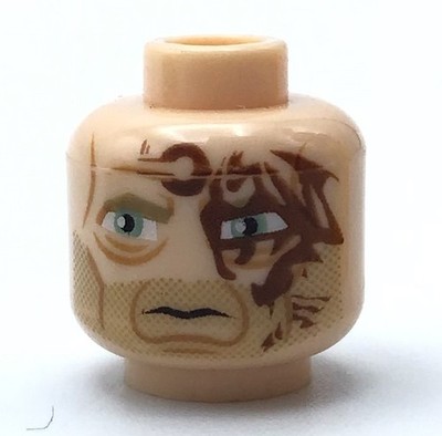 LEGO Obi-Wan Kenobi (Rako Hardeen Bounty Hunter) minifigure head piece