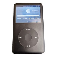 Apple iPod Classic 80GB 6th Gen Black NEW Battery Refurbished Tested