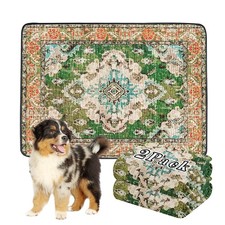 Thicken Washable Pee Pads for Dogs, 2 Pack Super Absorbent Dog Mats,36"x48"