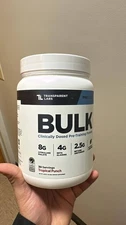 Transparent Labs Bulk Pre-Workout 30 servings TROPICAL PUNCH