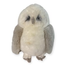 Lou Rankin Dakin Wordsworth Snowy Owl Plush 11.5  Vintage Realistic Stuffed